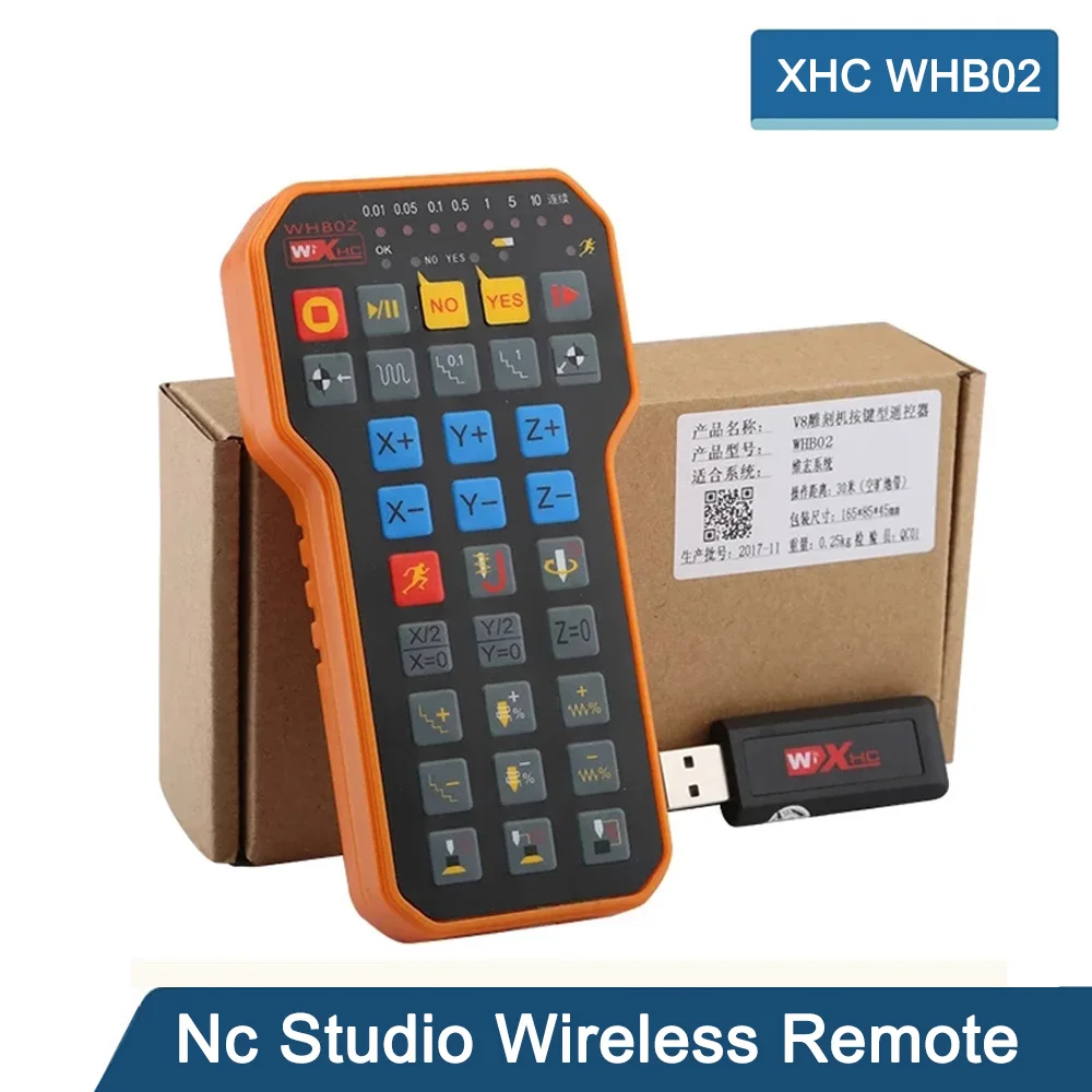 

Nc studio USB Wireless Remote Handle weihong DSP Control handle for cnc engraving cutting machine WHB02