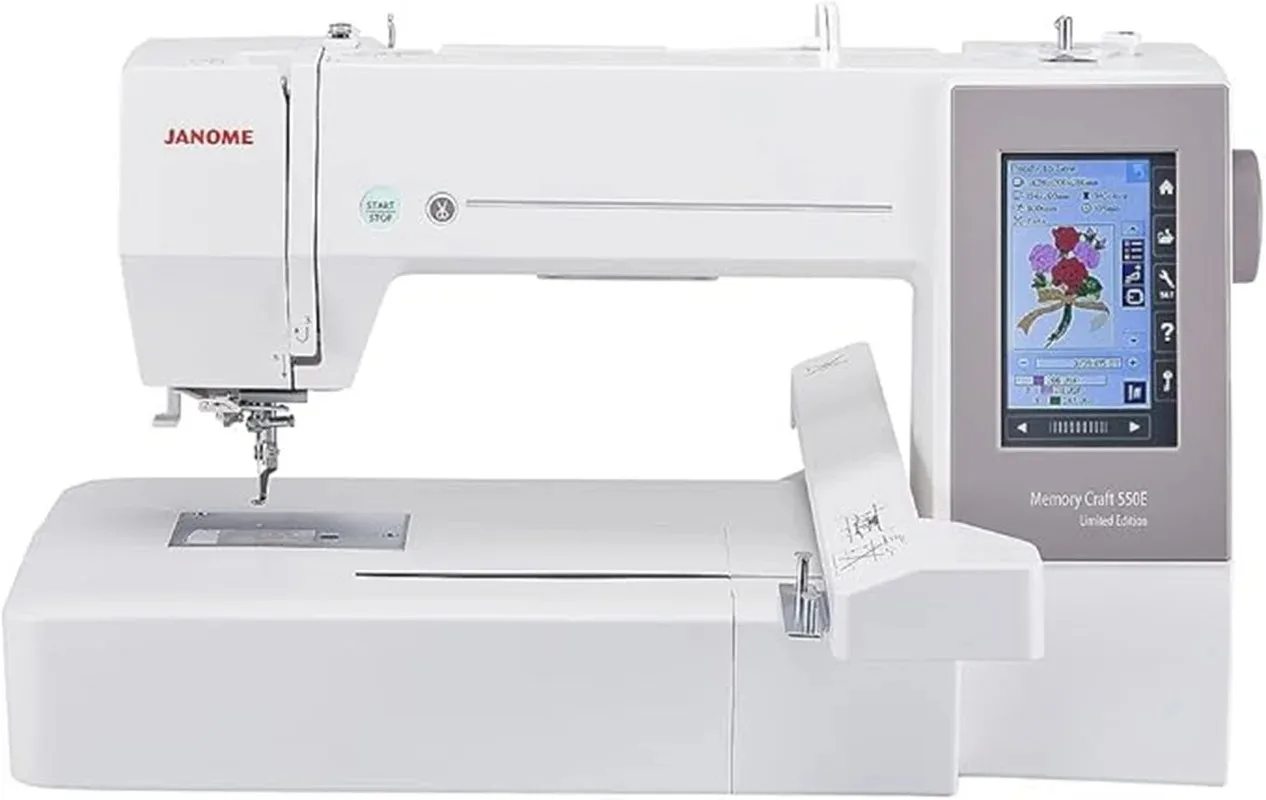 

Free Shipping Janome Memory Craft 14000 Sewing and Embroidery Machine with Exclusive Bonus Bundle