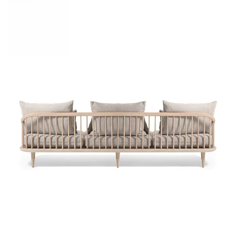 5-Seat Modern Outdoor Garden Sofa Set Aluminum Frame Powder Coating Durable Weathering PE