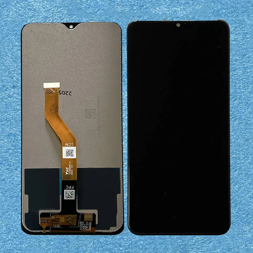 Original For T-Mobile REVVL V+ 5G LCD REVVL V 4G Display Screen Frame Touch Panel Digitizer For T-Mobile REVVL V Plus 5G Display