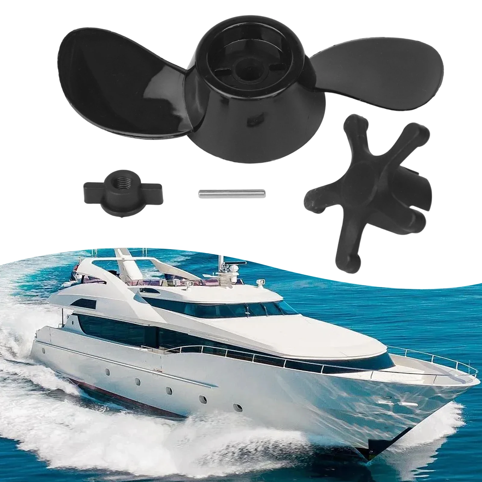 

1pcs Outboard Engine Propellers Marine Boat Accessory Electric Trolling Motor Parts For 18lb For 26lb 30lb 40lb 48lb Motors