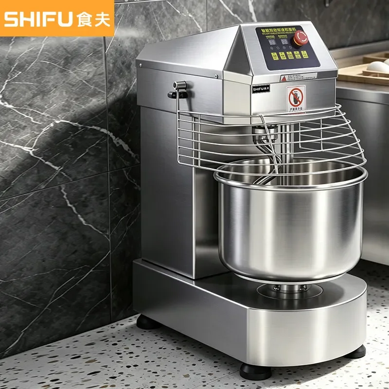 For Double Action Double Speed Automatic Dough Mixer Multifunctional Flour Kneading Machine for Live Noodles Making Beating