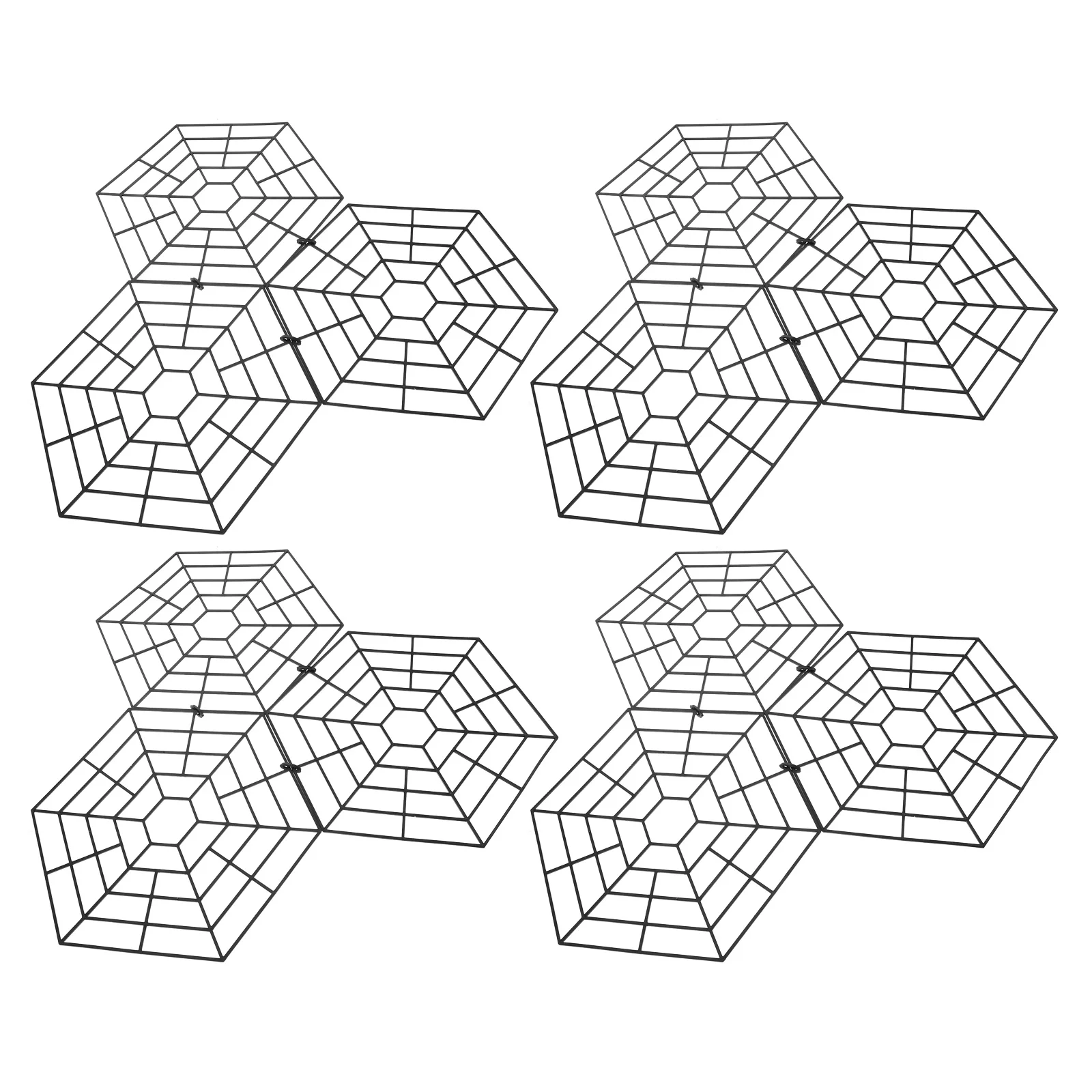 15 قطعة الحرس سداسية حماية غطاء السمك المعاوضة شبكة عائمة لبرك الأسماك في الهواء الطلق غطاء بركة بلاستيكية بركة المعاوضة بركة