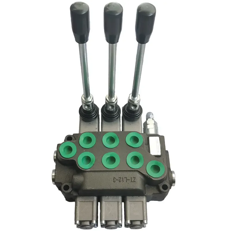 Hydraulic Multi-way Valve Zd102 Manual Reversing  ZT12 Bridge  Distributor Two-way Oil Circuit Switch