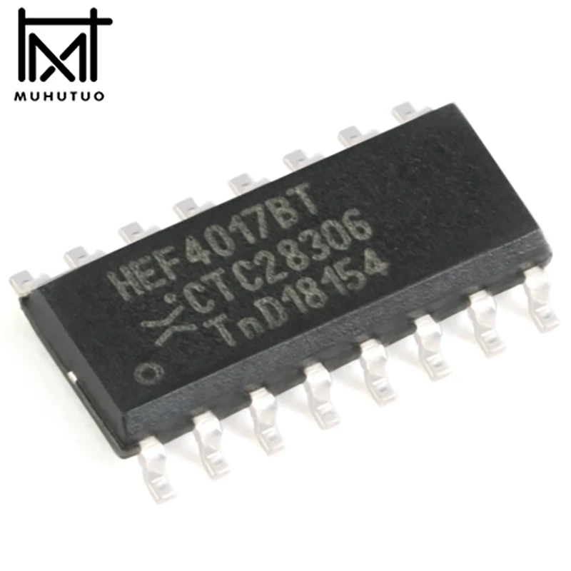

10PCS/LOT HEF4017BT HEF4040 HEF4046 HEF4049 HEF4051 HEF4052 HEF4060 HEF4094 HEF4518 HEF4538 SOP16 5-stage decimal counter chip