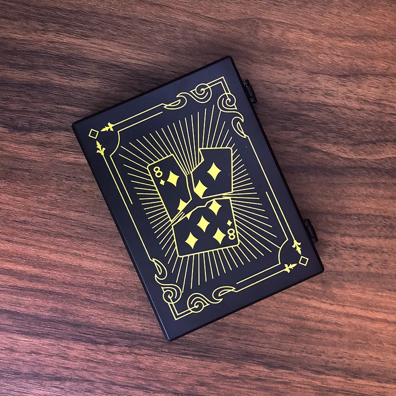 Überraschung hohe qualität Neue Version Karte Wiederherstellung Box Schwarz Geheimnisvolle Magie Box für Kinder Einfache Zaubertrick Spielzeug für Kinder pros