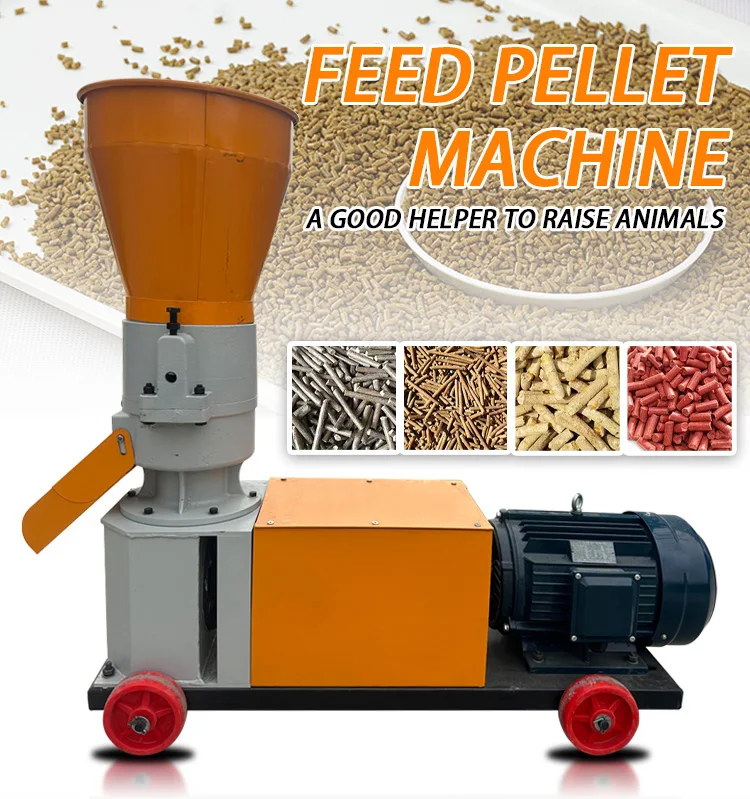 Automatic Home Feed Pellet Machine Self-made Pig Sheep Chicken and Rabbit Feed