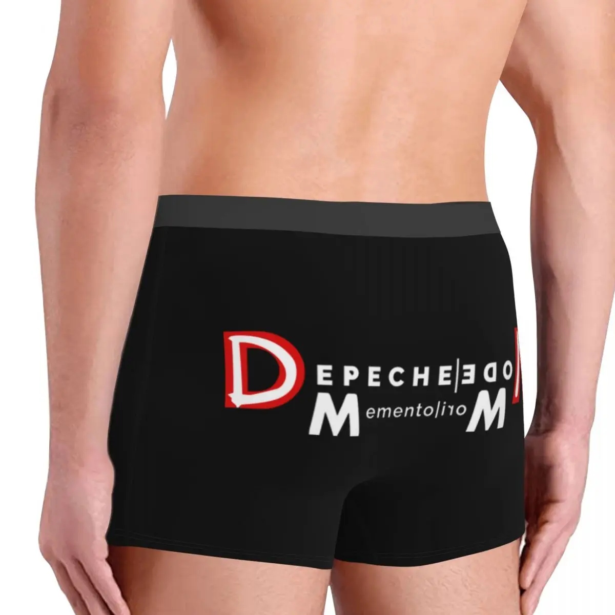 Novelty Depeches Cool Mode Boxers Shorts Panties Men\'s Underpants Stretch Music Briefs Underwear