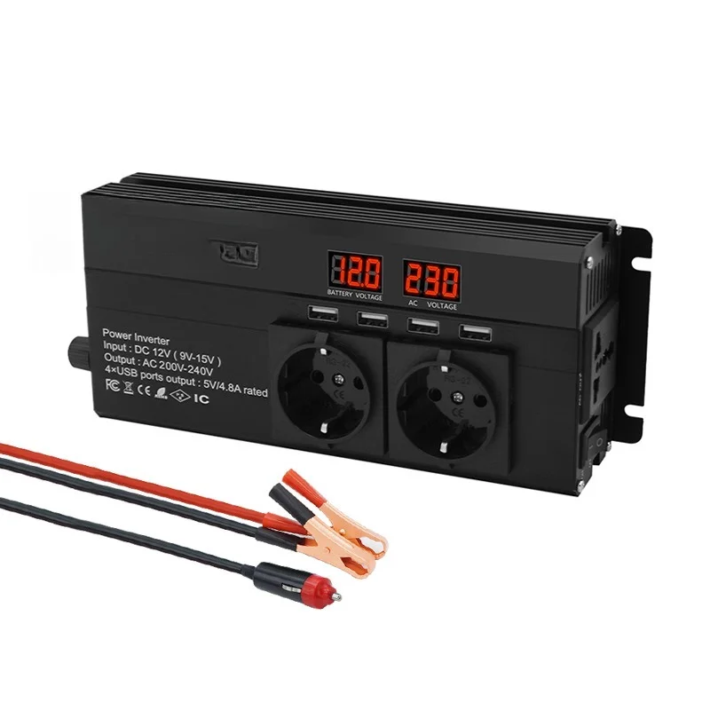 

Sine wave power converter, car inverter