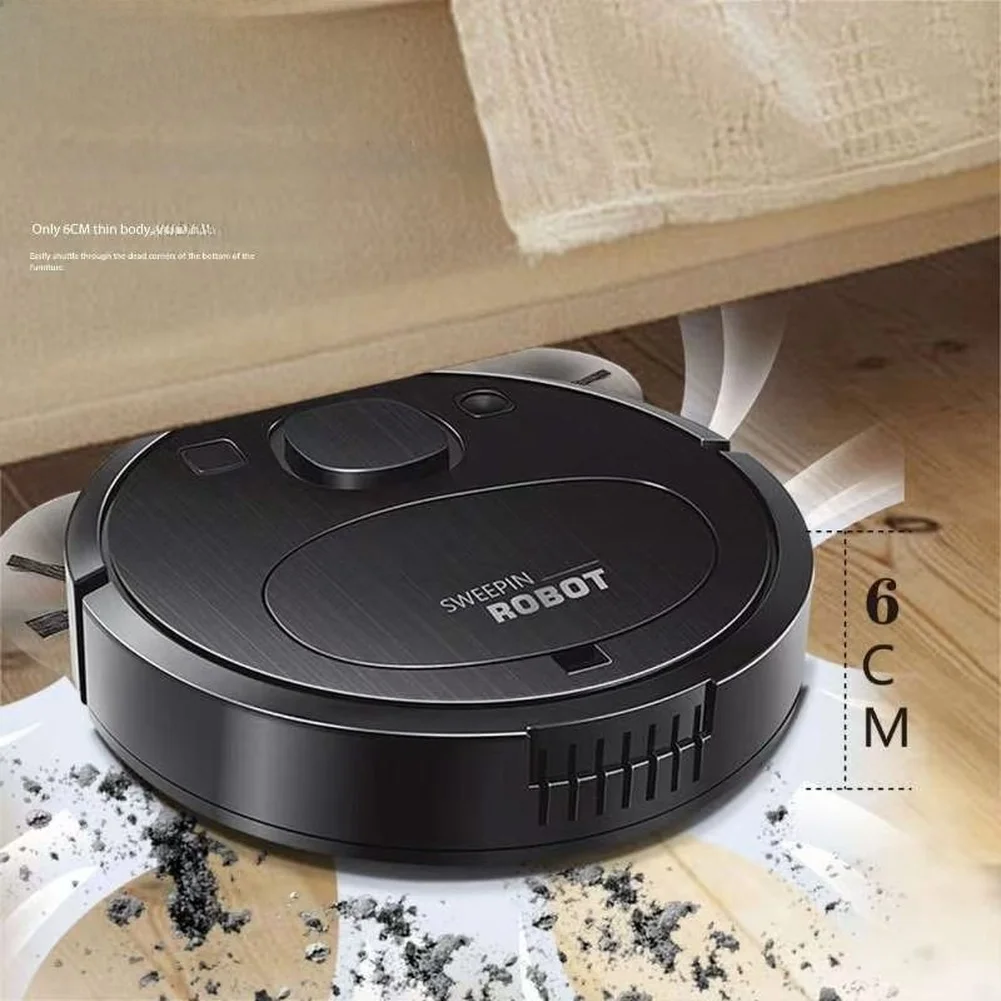 Smart Robot Vacuum Cleaner Mop Sweep 3 In 1 Silent 1500Pa Suction Low-Noise For Floor Household All-in-One Cleaning Tools