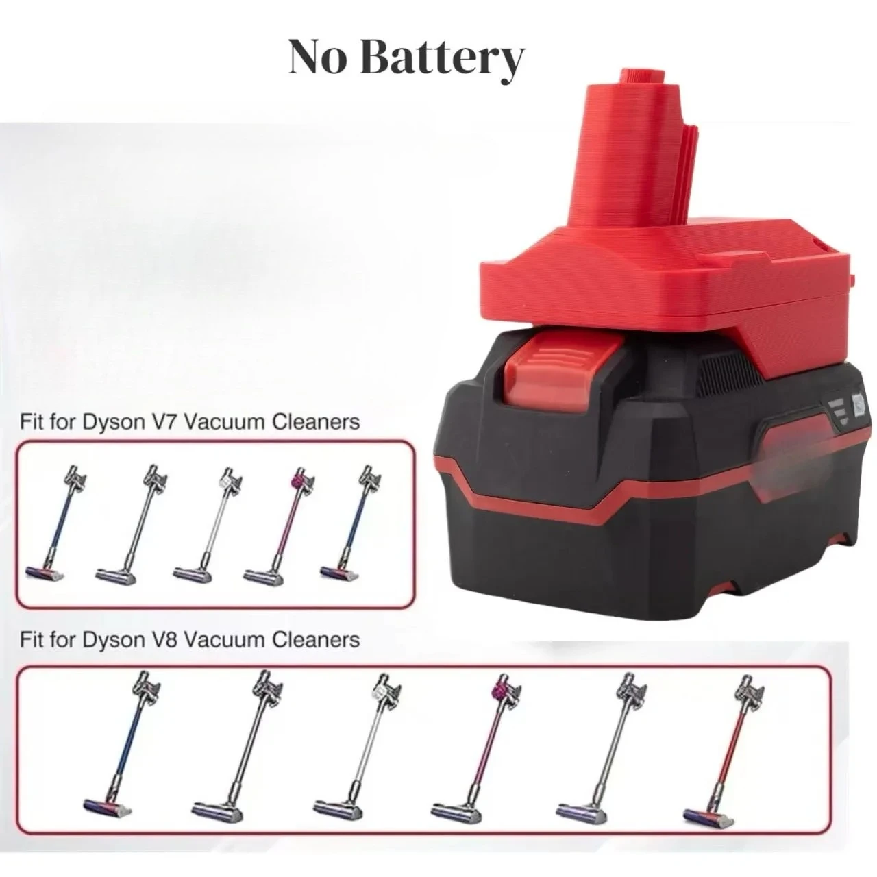 for Dyson  V7 V8 Vacuum Cleaner Tool to  PARKSIDE X20V Lithium Battery  Adapter