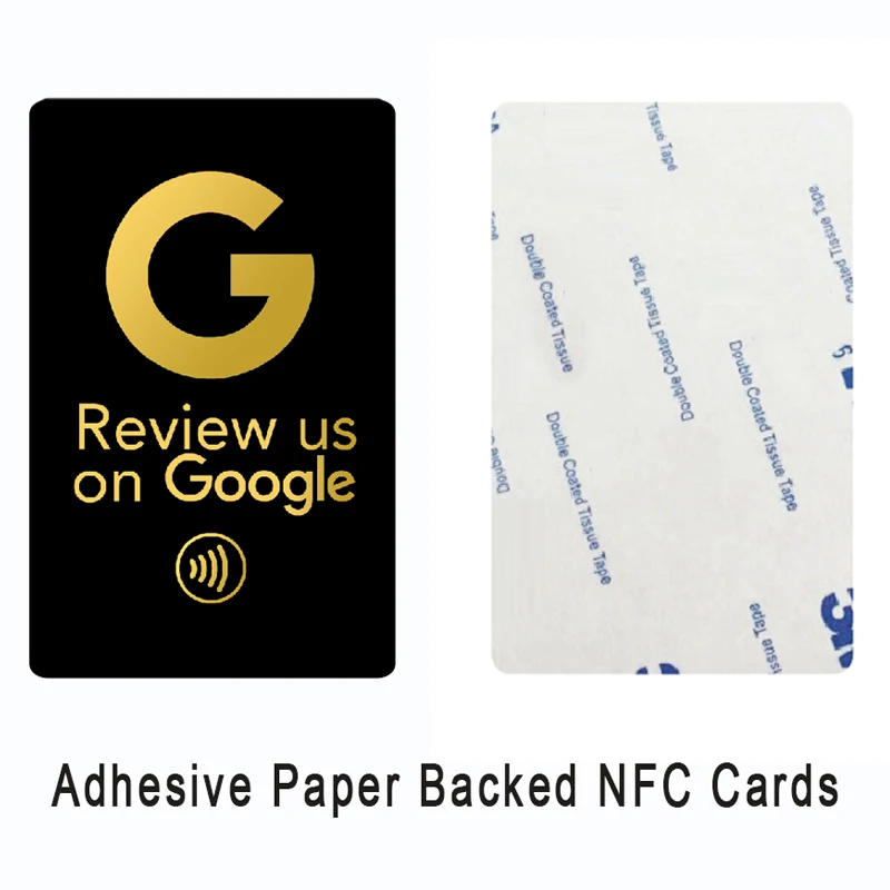 Google Review Card Reusable NFC Smart Card Tap to Review Card