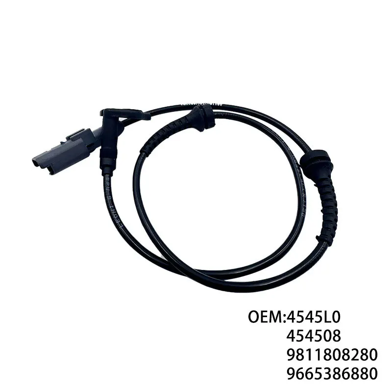 4545L0 454508 9811808280 9665386880 Brand New Genuine Grey Plug Rear ABS Wheel Speed Sensor For Peugeot 307 308 Citroen C4 DS4