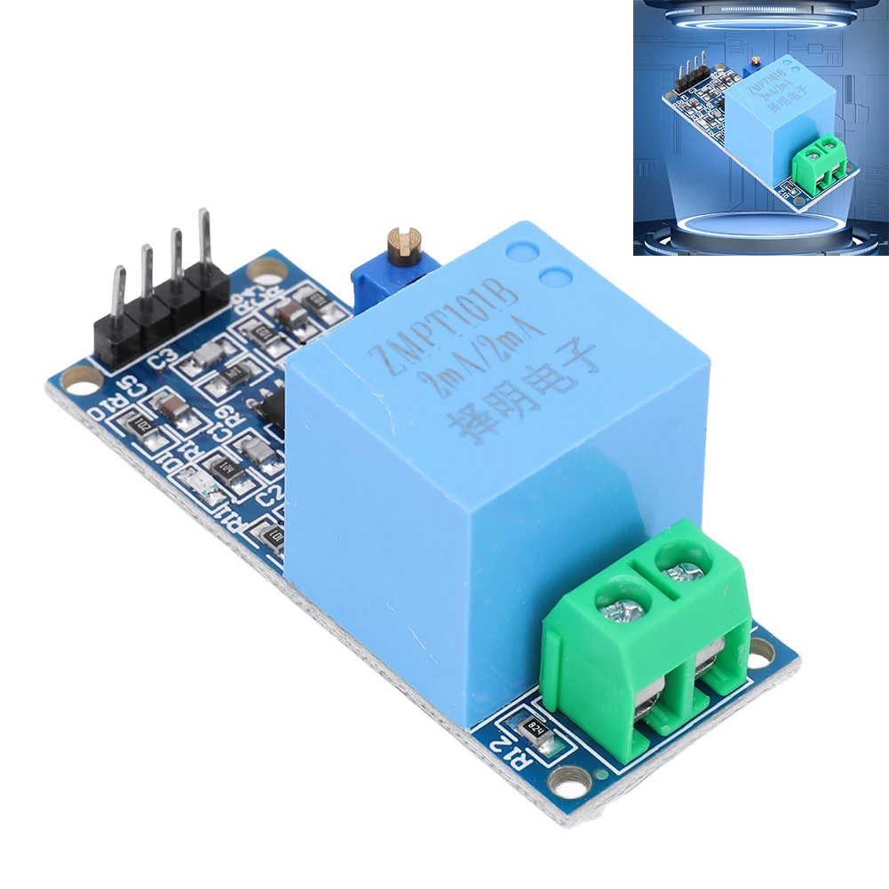 ZMPT101B Active Voltage Transformer Module Single Phase AC Power Supply Voltage Module 5-30V for Household Appliances