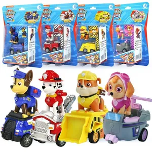 Genuine Paw Patrol Chase Skye Marshall Building Blocks Vehicle Tire de los autos Ryder Figura Niños Regalos de cumpleaños de juguete 12 mejores bloques de ventas para niños - №7