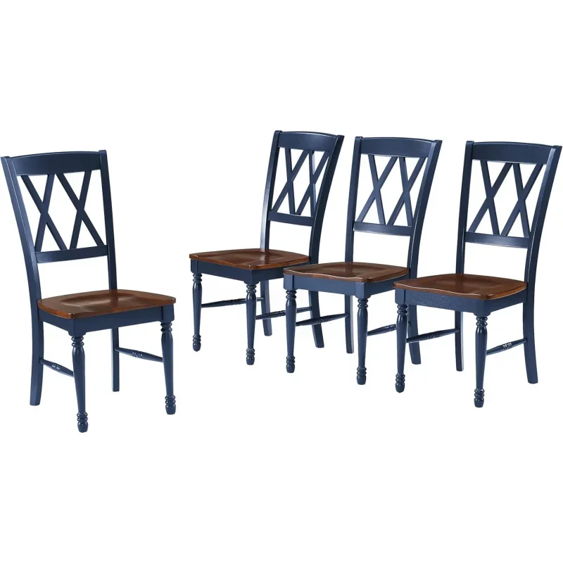 

helby Dining Chairs (Set of 4), Navy