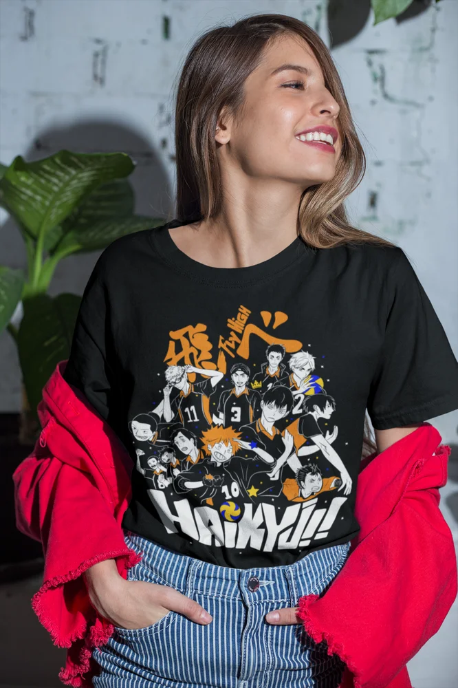 Haikyuu Volleyball T-Shirt Kozume Kenma Kuroo Tetsurou Anime Gift Shirt