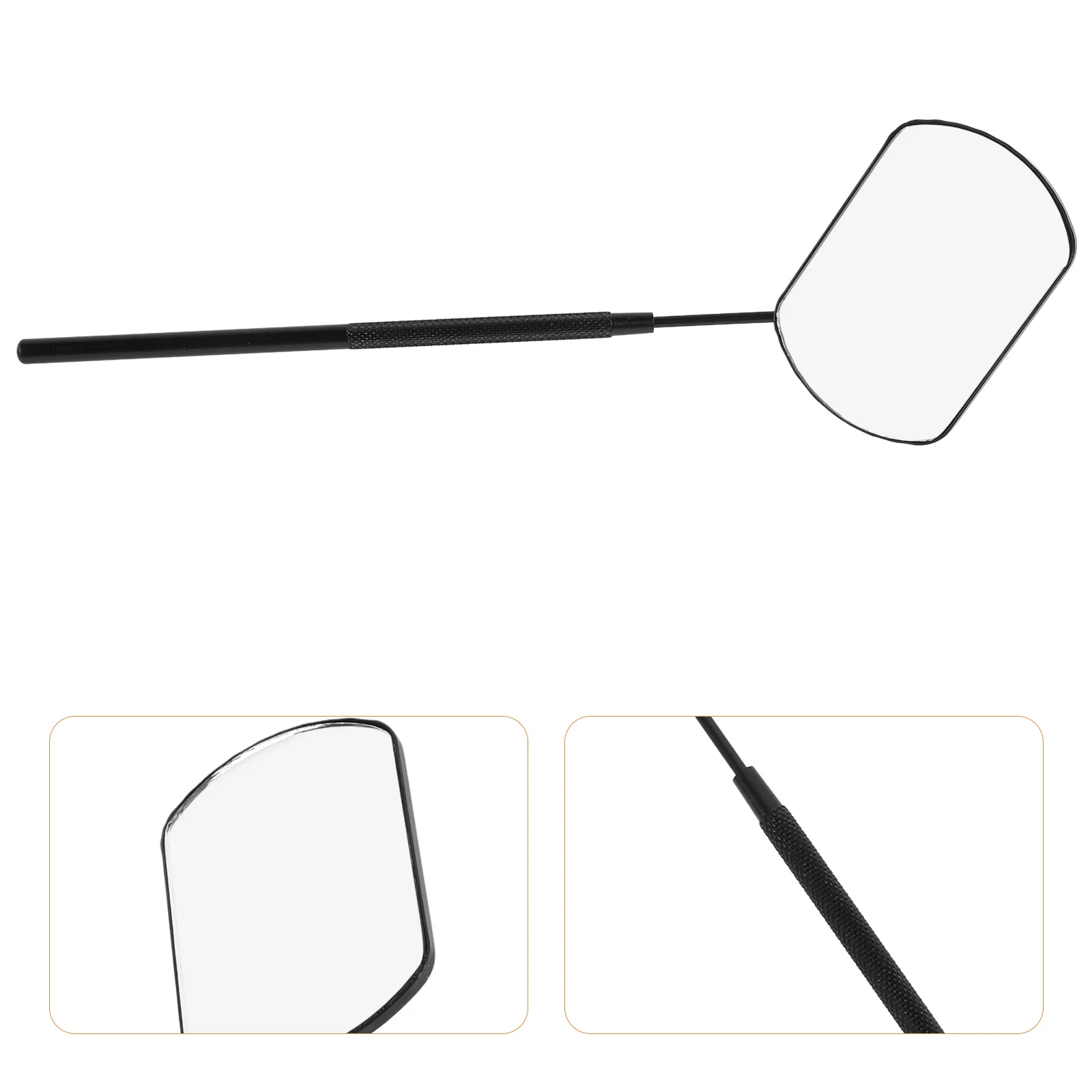 

Stainless Steel Eyelash Extension Mirror Compact Size Unique Shape Lash Mirror for Precise Lash Extension Application Makeup