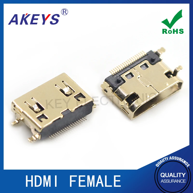 Mini HDMI female seat full chip HD interface female plug female seat connector standard HDMI female head