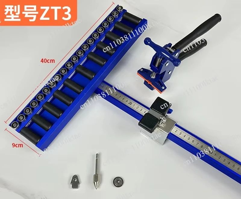 ZT3 Upgraded Rubber Bearing Wheel Besite New T-shaped Push Knife Can Draw Round Belt Horn Tip Full Tile