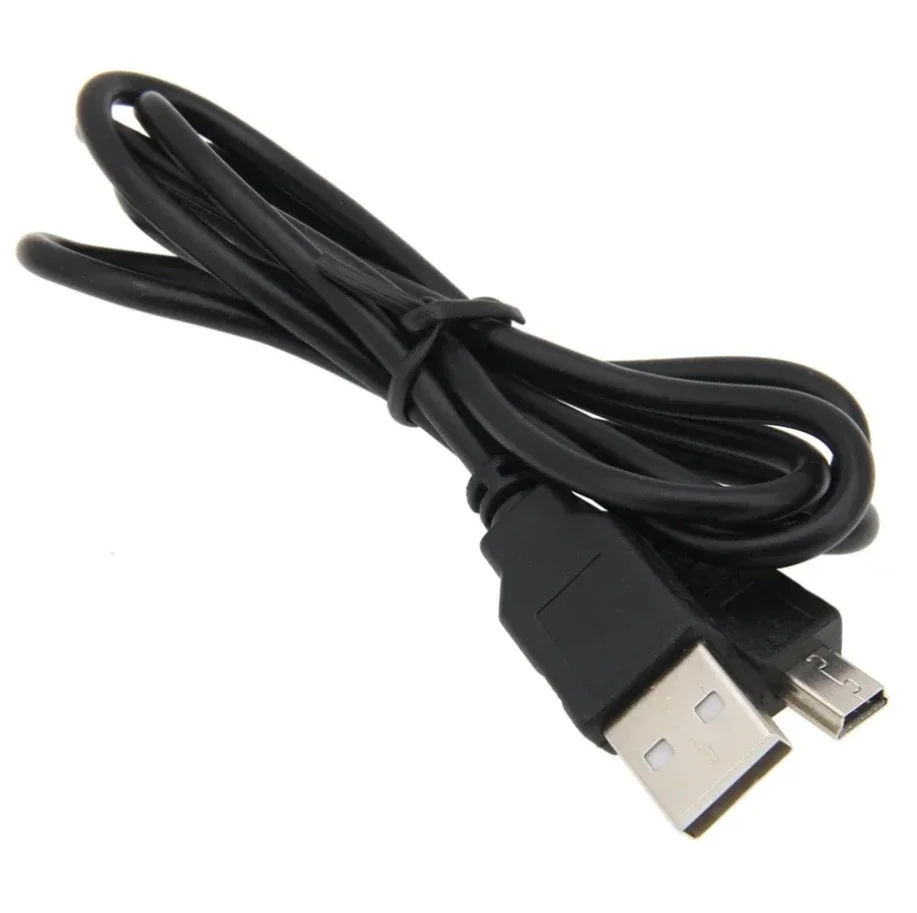 500pcs 1m Mini 5Pin to USB 2.0 Charging Cable Fast Charger Power Data Cord for MP3/4 Cell Phone Car DVR GPS Digital Camera HDD