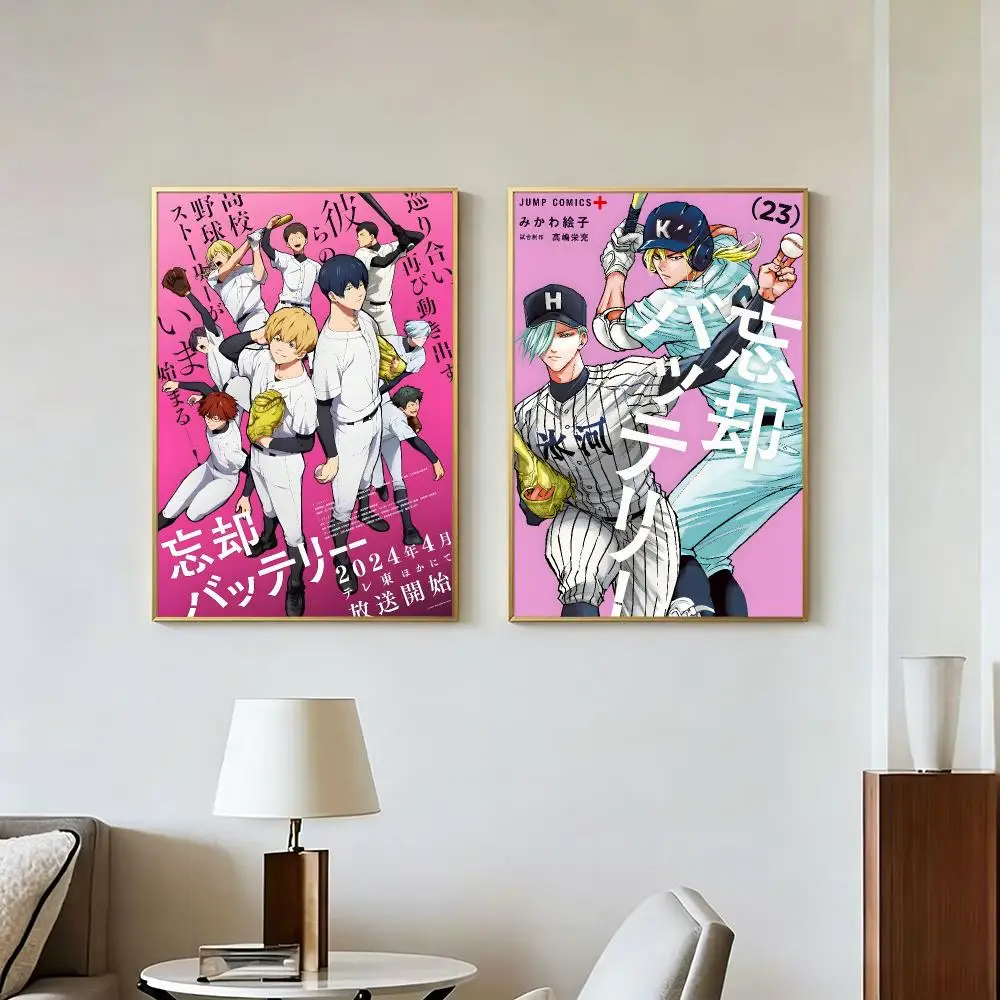 Anime Oblivion Battery Poster Peel And Stick Wall Art Self Adhesive PP Waterproof Wall Decor Living Room Bedroom Gift