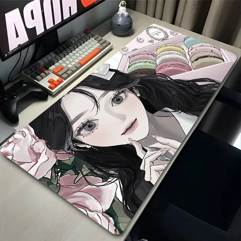 Design Mouse Pad Anti Slip Student Dormitory Dining Table Mat Cute Office PC Study Keyboard Pad Anime Girls Mousepad Desktop Mat