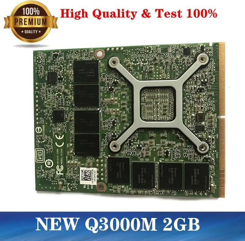 Quadro 3000M Q3000M N12E-Q1-A1 VGA Graphics Video Card 2GB for Dell Precision M6600 M6700 M6800 HP 8760W 8770W 8740W