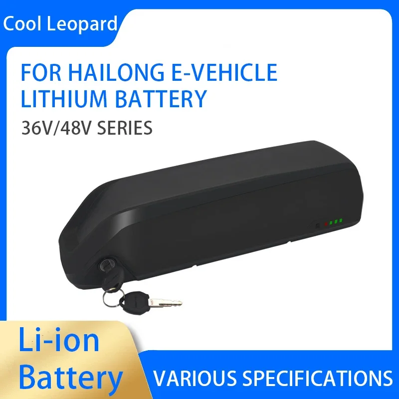 

36V 48V 52V 12Ah high-capacity lithium battery, for Parrot No.5 Hailong mountain electric bicycle replace battery