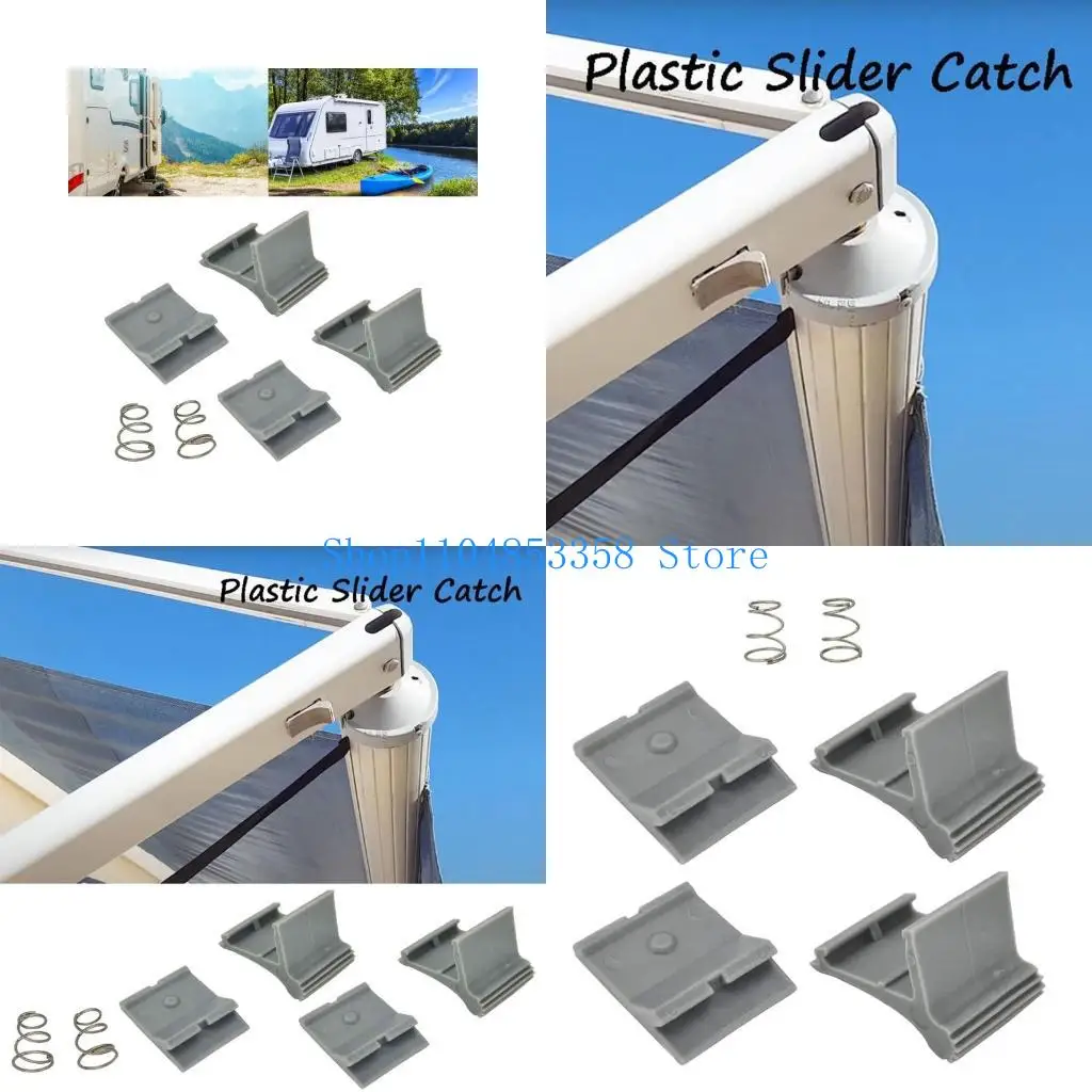 

652f 2pcs Trailer RVS Shading Patio Awning Slider Catch Slider Slider Catch для Dometic A & E 8500 9000 830472P002
