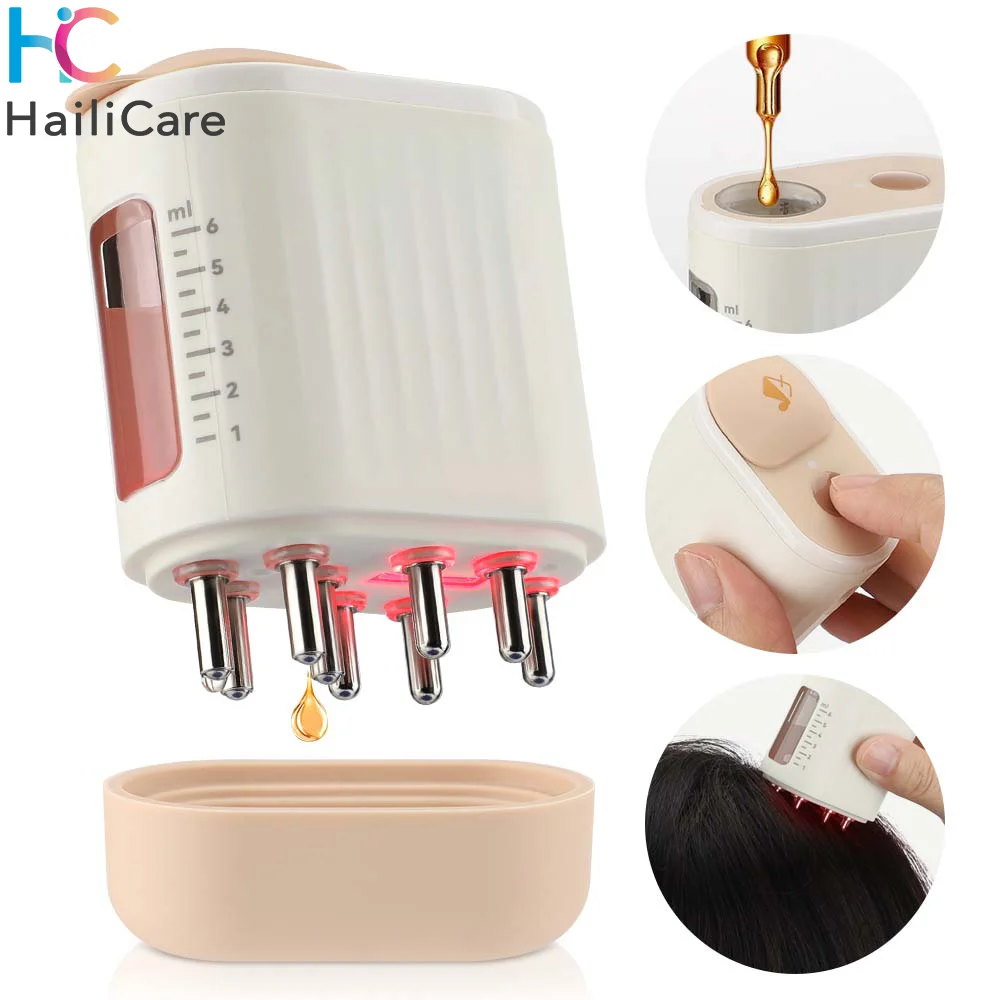 

Electric EMS Hair Growth Comb Anti Hair Loss Massage Red Light Therapy EMS Vibration Massager Hair Regrowth Machine Hair Care