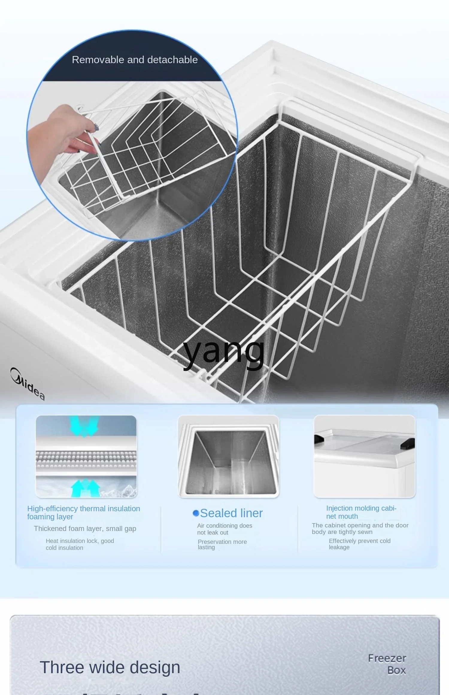 L\'m\'m Household Small Refrigerator Refrigerated Fresh Cabinet Glass Cover Display Cabinet