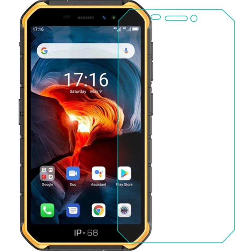 

Защитное стекло для Ulefone Armor X7 Pro, закаленное стекло 2 шт., защита для экрана Ulefone Armor X7 5,0 дюйма, защитная пленка