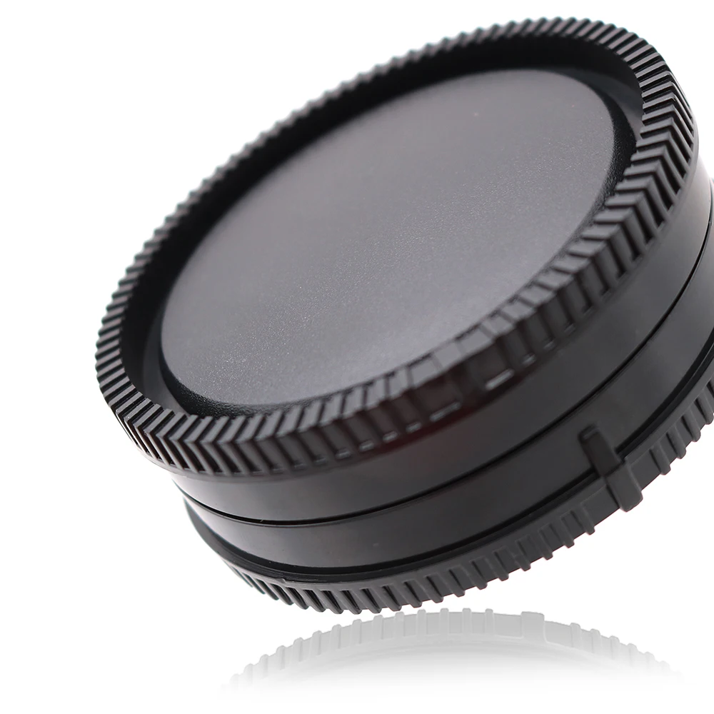 Juego de tapas para cámara Sony E NEX: tapa frontal, tapa de cuerpo y tapa trasera para lentes, compatible con modelos NEX A7, A7r, A7s, A3000, A5000, A5100, A6000