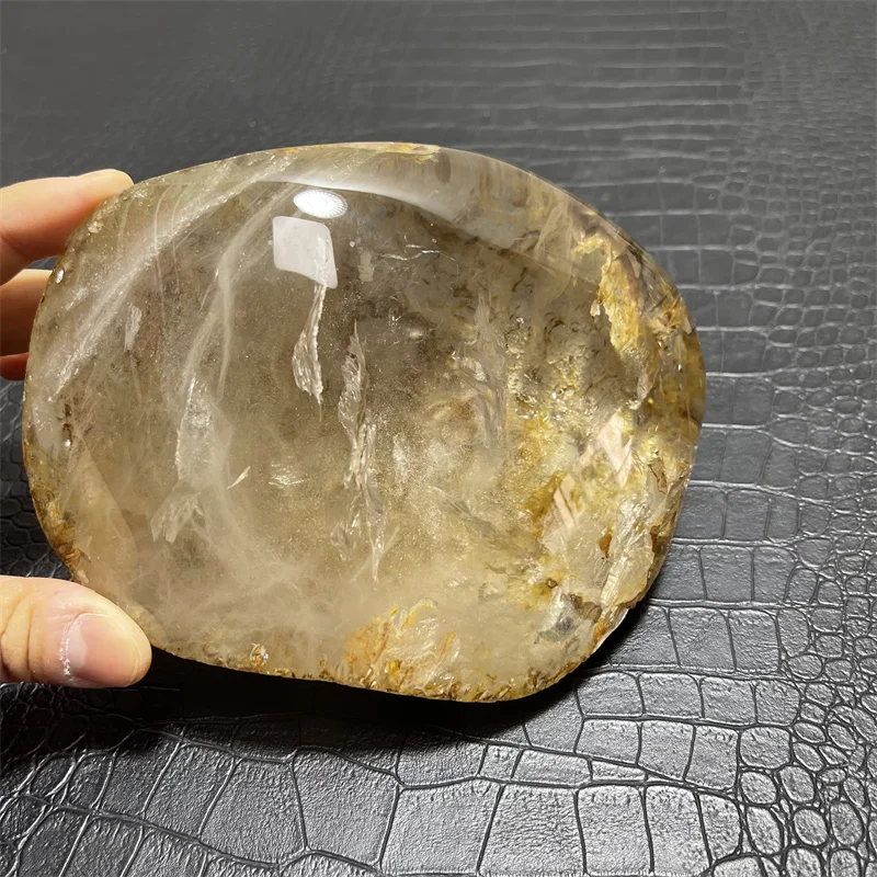1600g Rainbow Clear Lemurian Seed Quartz Natural Point Cluster Crystal Rough Healing