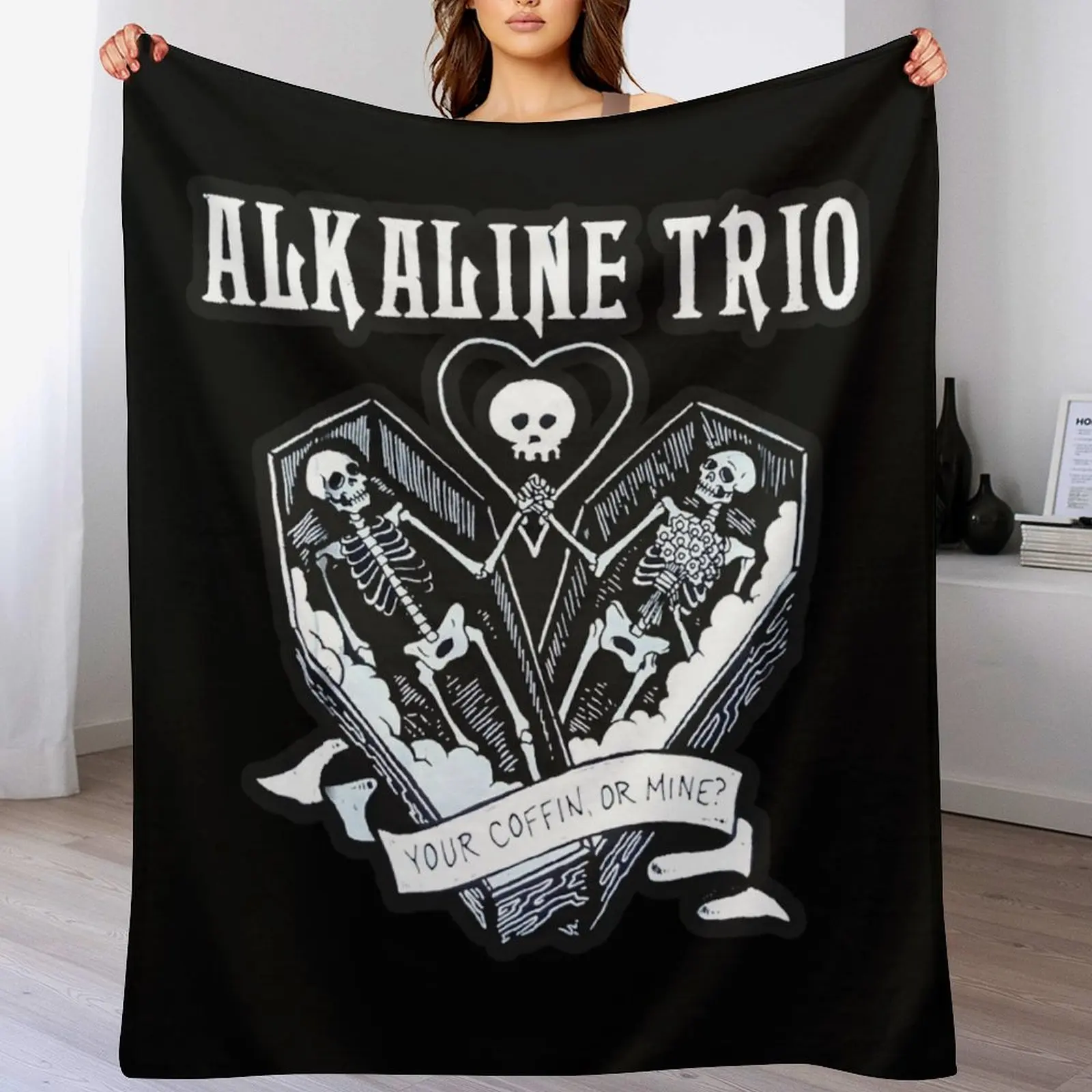 

Alkaline Trio Best Selling Classic Copy Copy Throw Blanket Soft Sherpa Fleece Warm Blanket for Winter