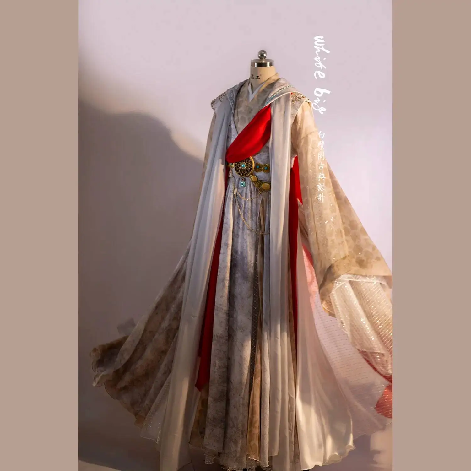 Halloween Water Dragon. Sings|Tang Lici Tang Fox Cosplay Costume Luo Yunxi Imitation Makeup Douyin Kuaishou Performance Outfit