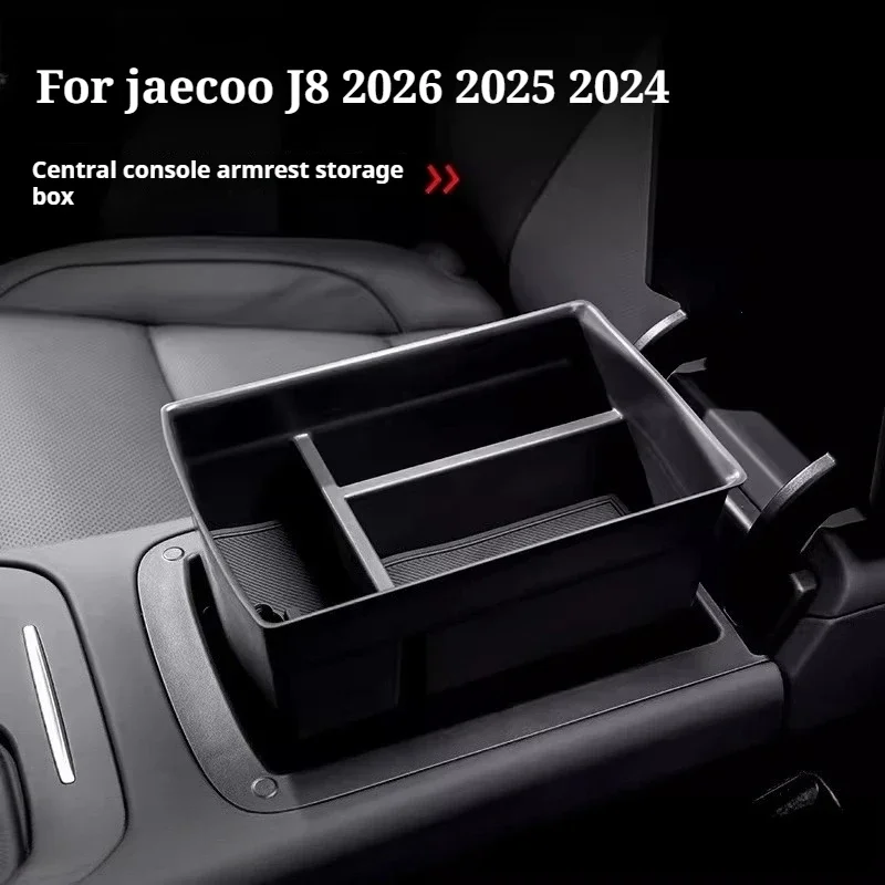 Armrest Box Storage Box For jaecoo j8 2026 2025 2024 Car Central Armrest Storage Box Content Center Console