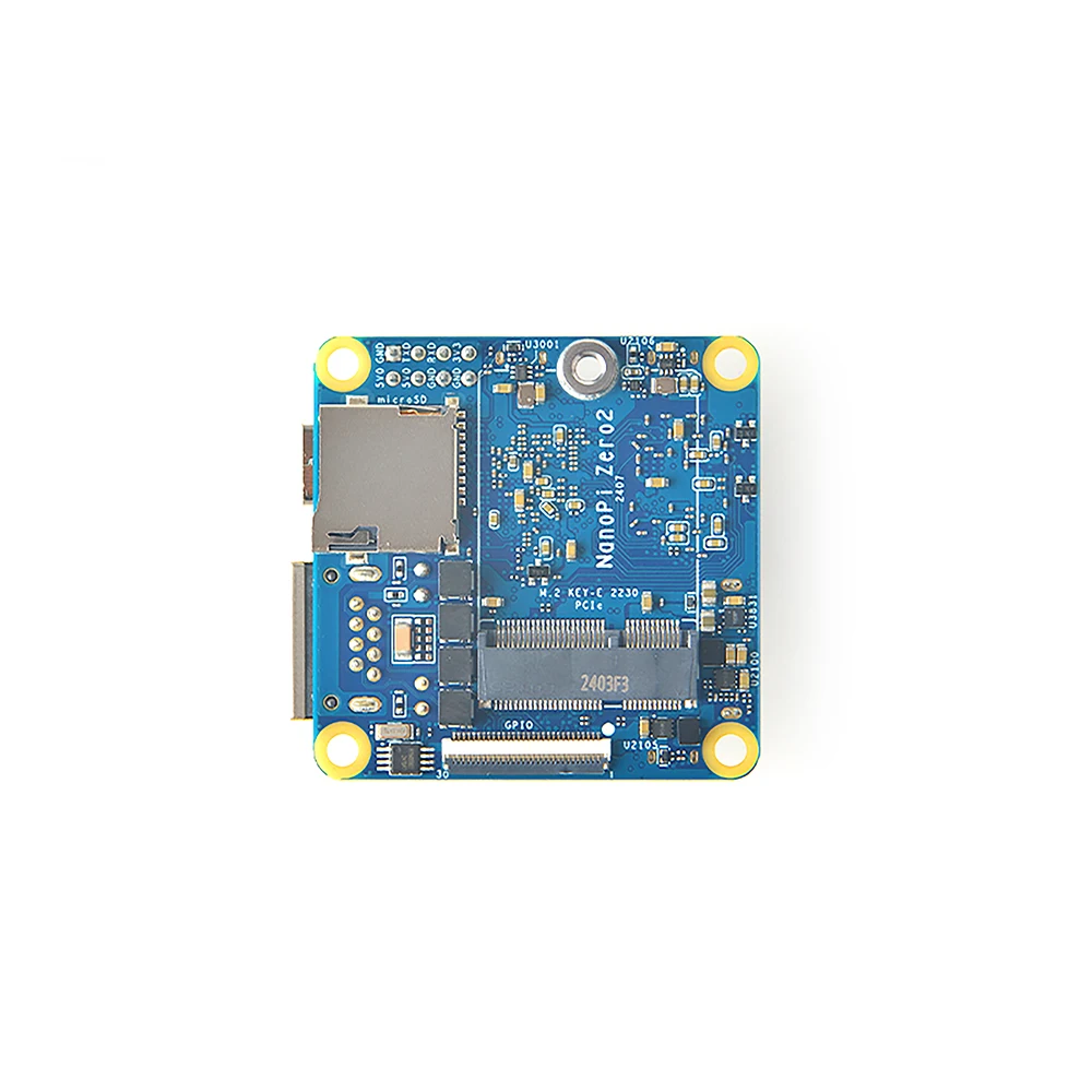 NanoPi Zero 2 Super Tiny Fast GigE Computer Rockchip RK3528A Development Boards ARM Mali-450 GPU Quad-core ARM Cortex-A53