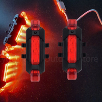 Flashlight safety Warning Light for Xiaomi for Ninebot Electric Scooter Bicycle Waterproof Taillight Tail Lamp USB Accessories