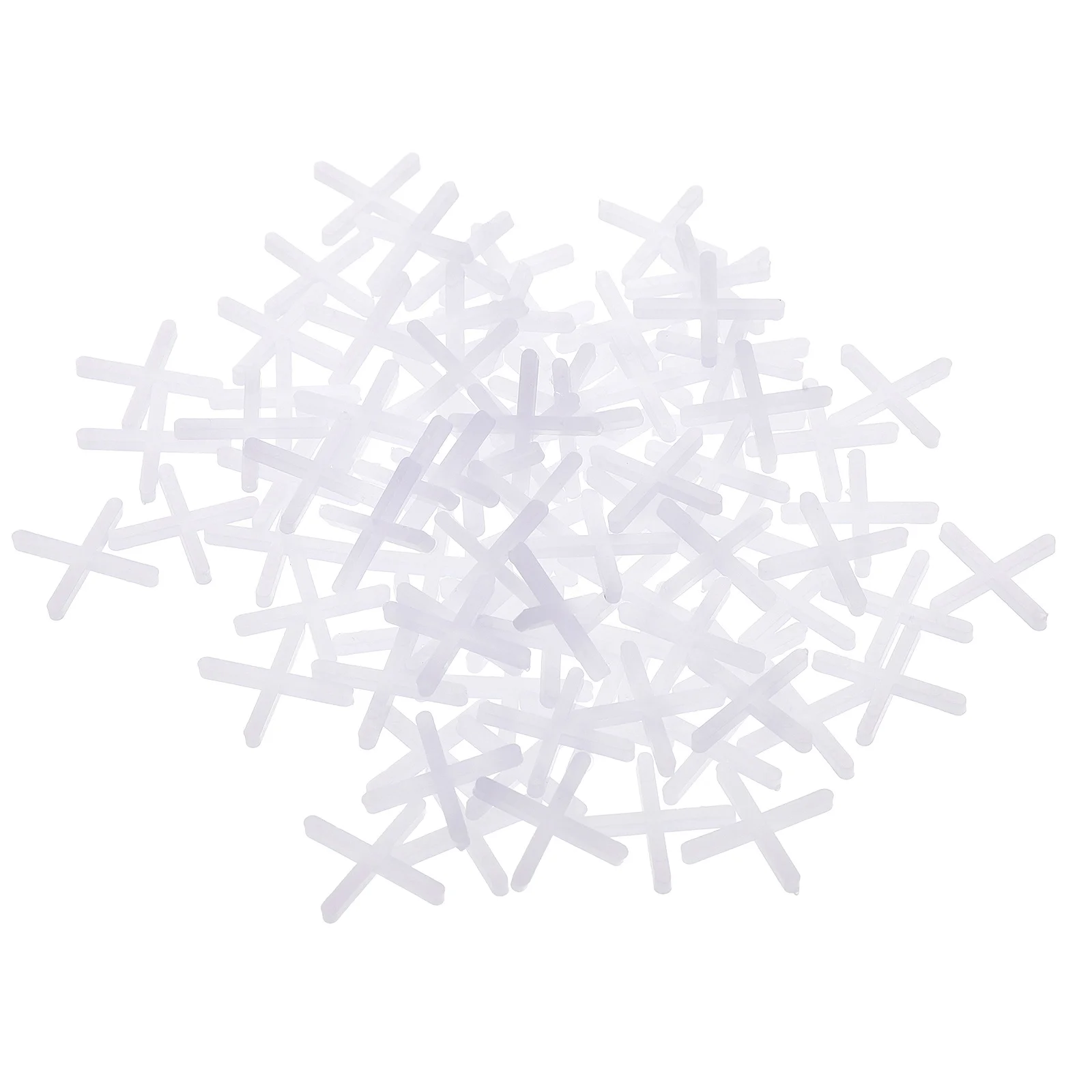 10000Pcs Tile Positioning Spacers Cross Pe Ceramic Tile Spacers Floor Wall Leveling Spacer Reusable Tools Leveling Spacer