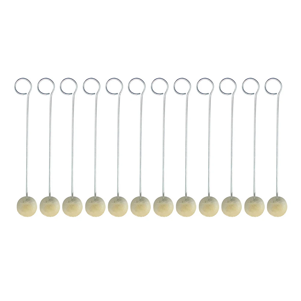 

30pcs Wool Ball Brush Dauber 12 5cm Metal Handle Dye Applicator Fabric Crafts Tools DIY Staining Accessories