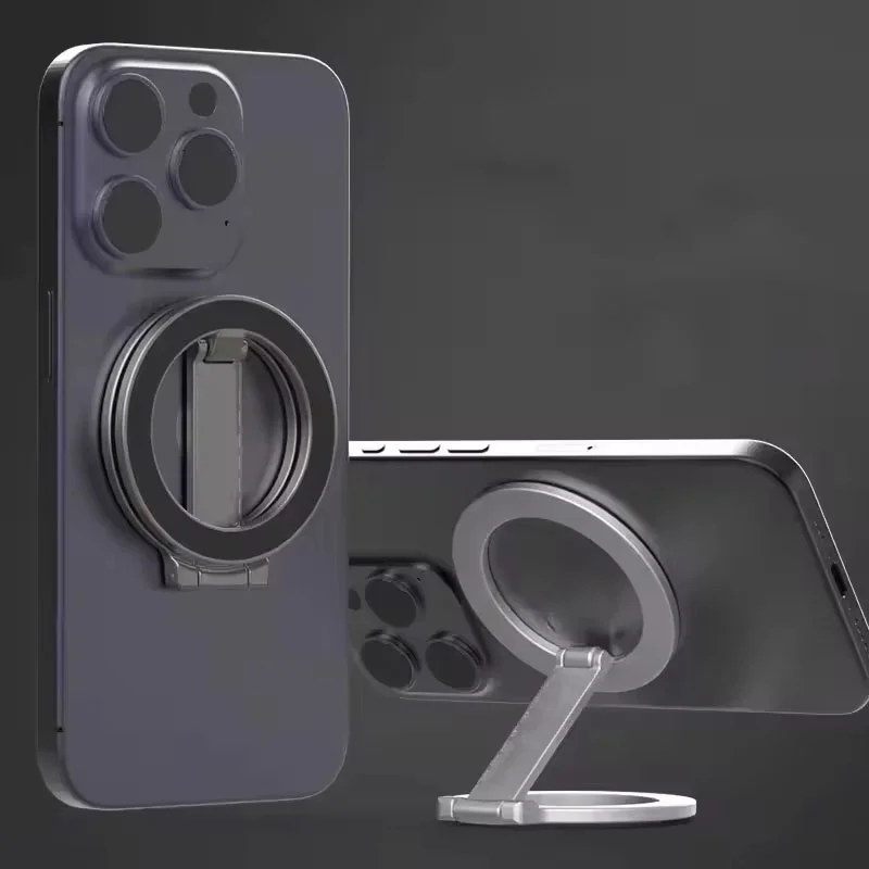 

Double-Sided Magnetic Phone Stand Foldable Phone Holder Desktop Lazy Bracket For Apple Magsafe For iPhone 17 16 15 Accessories