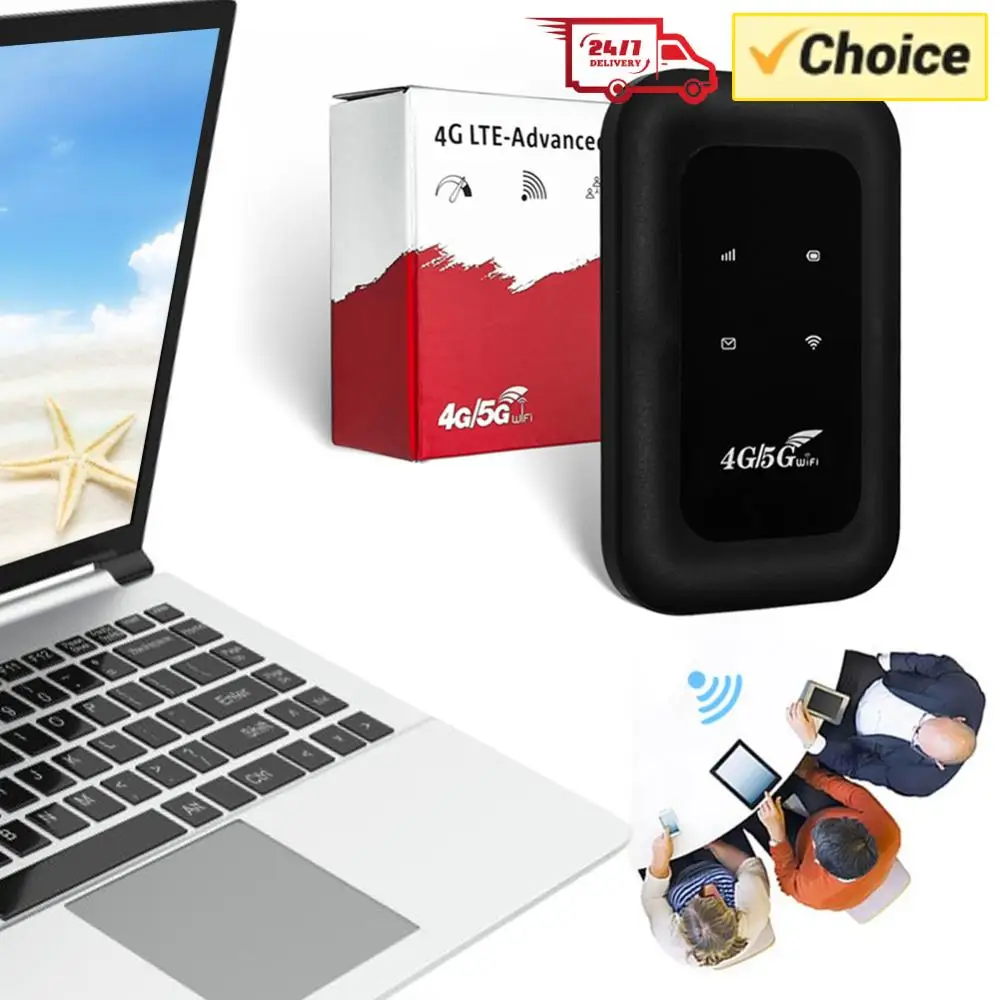 

Mobile WiFi Router 2100mAh Battery Support 10 Connected Devices 4G 5G WiFi Hotspot 150Mbps High Speed Portable 4G LTE WiFi Modem