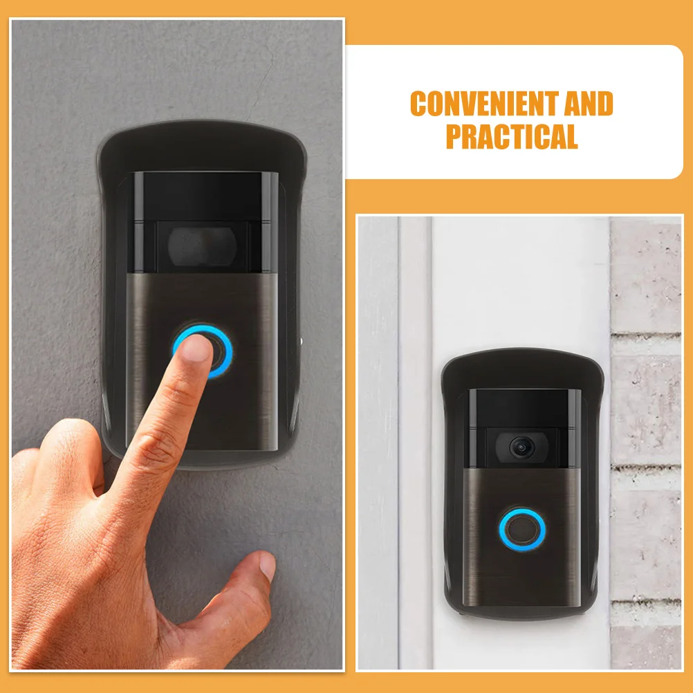 2 Pcs Access Control Rain Cover Fingerprint Machine Shell For Protective Door Bell