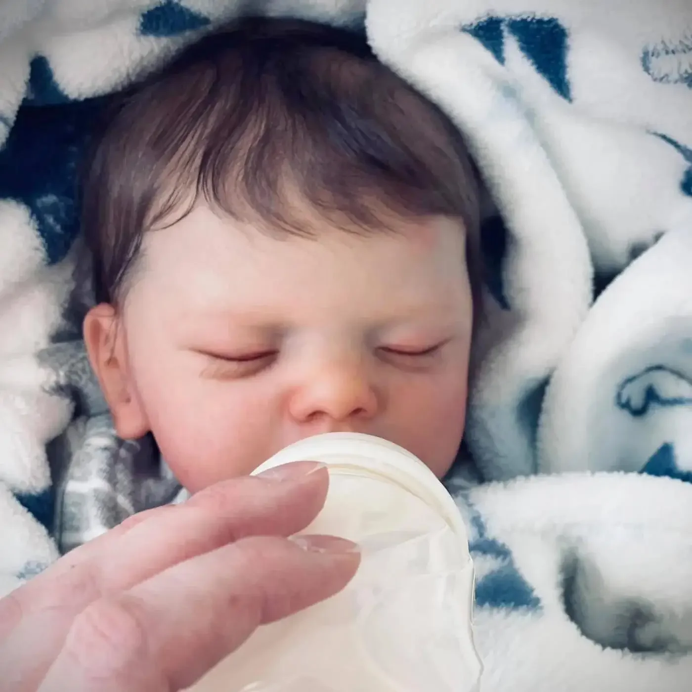 

Виниловая кукла-реборн с тканевым корпусом конечностей, 3D-краской кожей и видимыми венами, 45 см 17,7 дюйма, подарок на день рождения для новорожденных