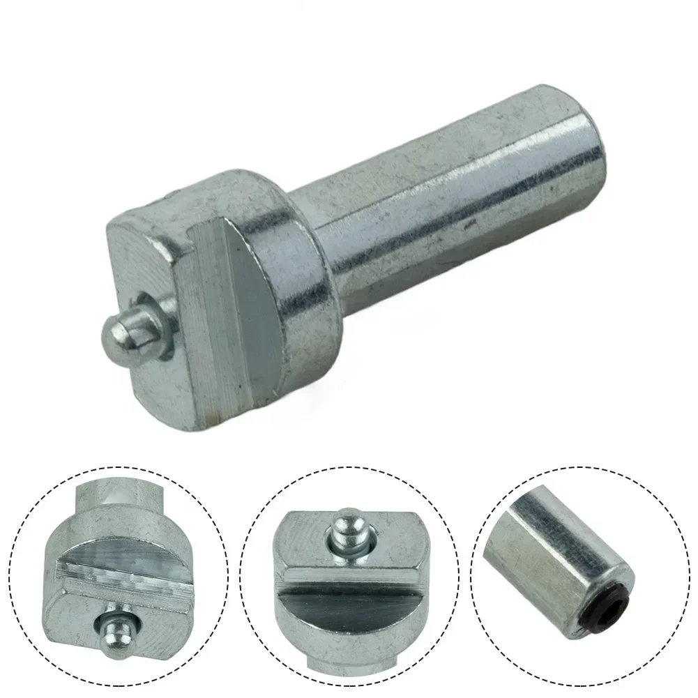 Electric Drill Dredge Cleaner Adapter Sewer Spring Pipe Cleaning Tool Connector Carbon Steel 16mm Connecting Rod