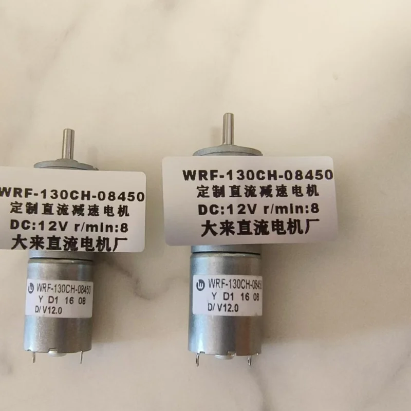 Brand new original WRF-130CH-08450 DC12V rpm:8 7 15 30 wrf-130ch-08450 6V 12V 3-1000 RPM