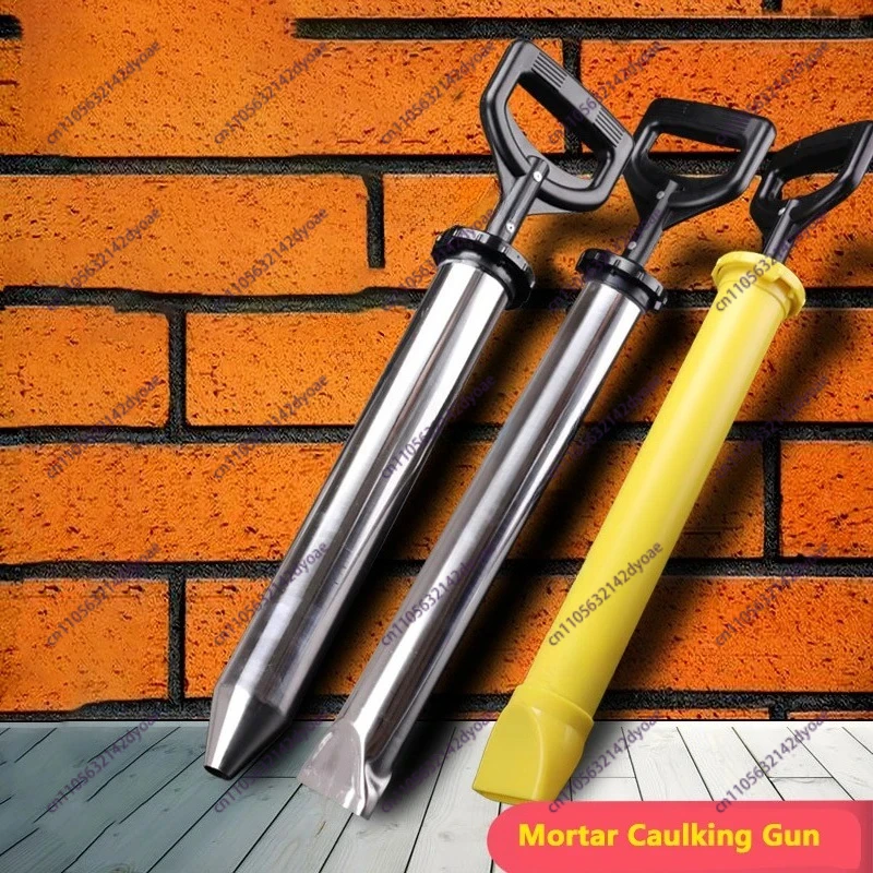 Stainless Steel Caulking Gun Cement Lime Pump Grouting Mortar Sprayer Applicator Grout Filling Tools