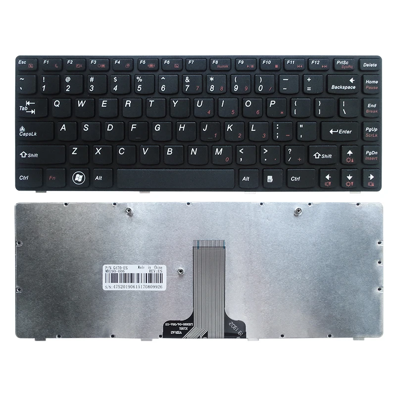 

New US Brazil Russian Keyboard For Lenovo IdeaPad G470 G475 B470 B475 V470 With Frame English BR RU